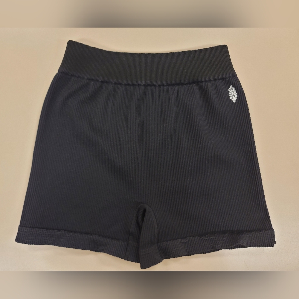 Free People black Prajma Shorts NWOT